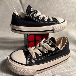 Converse Black and White Low-Top Chuck Taylor Sneakers